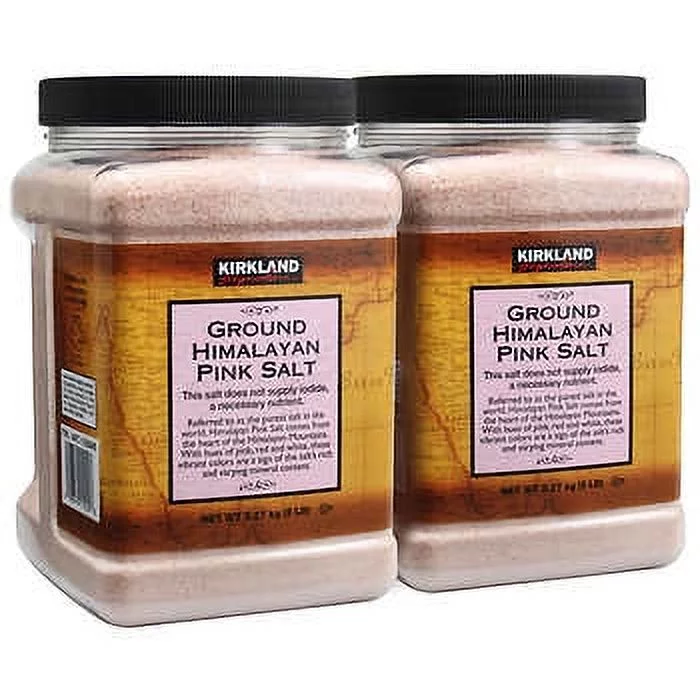 Kirkland Signature Ground Himalayan Pink Salt, 5 lbs., 2-count - Curated Treasures Market