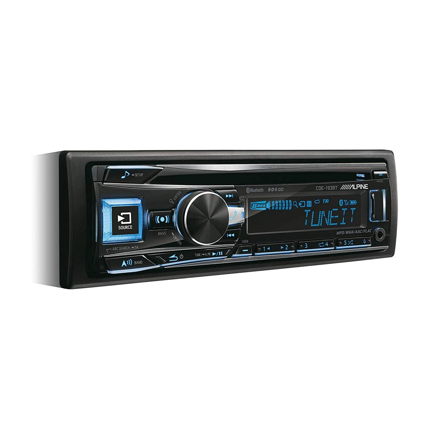 Alpine Electronics CDE-193BT CD and Bluetooth Car Radio 1 DIN