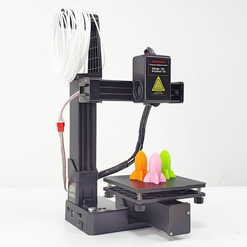 K10 Mini 3D Printer, FDM 3D Printers for Beginners, High Speed & Precision, Auto Leveling 3D Printing Machine for Kids, 230℃ High Temp All Metal Hotend 4 x 4 x 4in (US Plug)