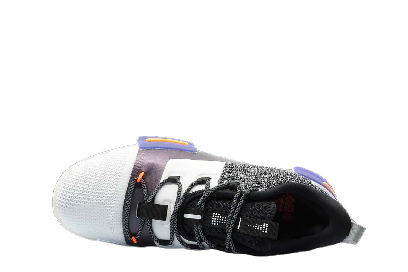 [E94451] Mens Peak Taichi Flash Lou Williams Team White Purple Basketball Shoes - 7