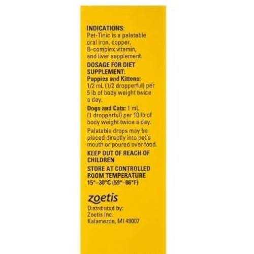 Pet-Tinic Pediatric Drops for Dogs - Pet Supplies online store