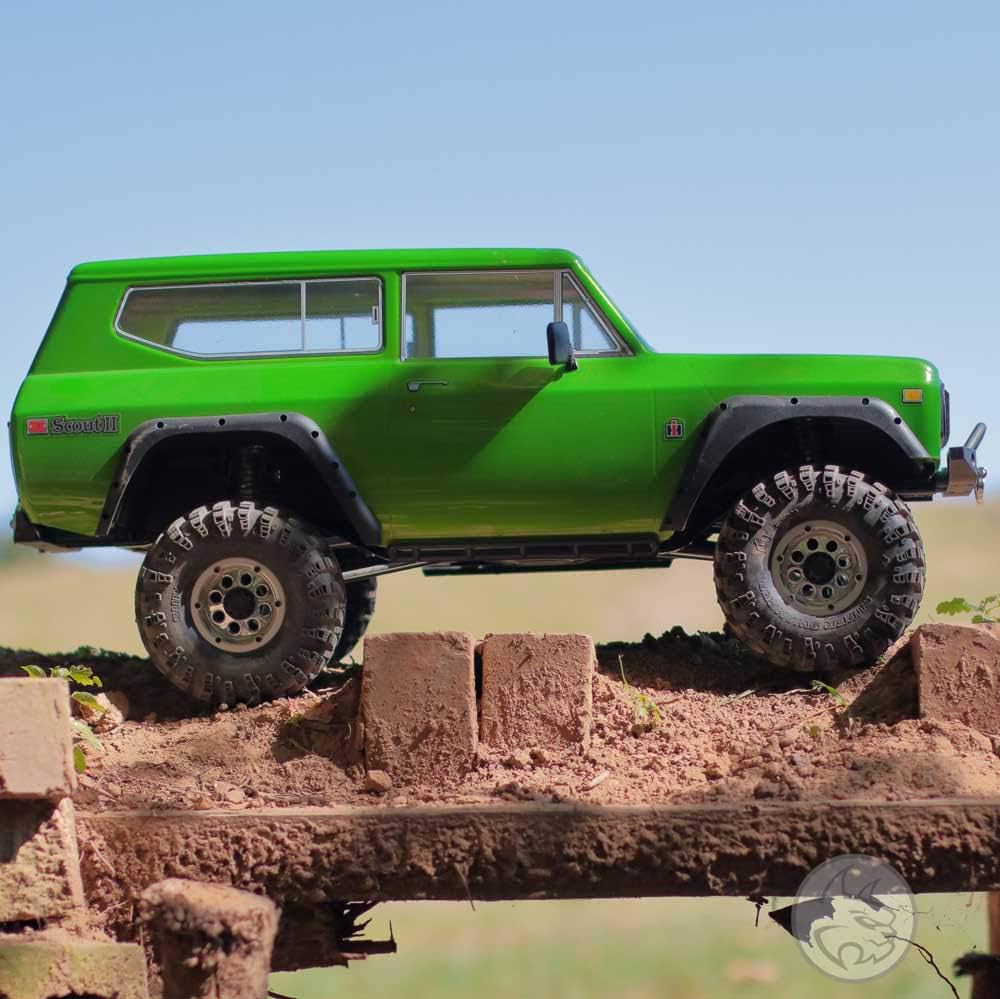 Redcat Racing Gen8 V2 International Scout II 1/10 Scale Rock Crawler Scale Truck, Green, GEN8-V2-GREEN