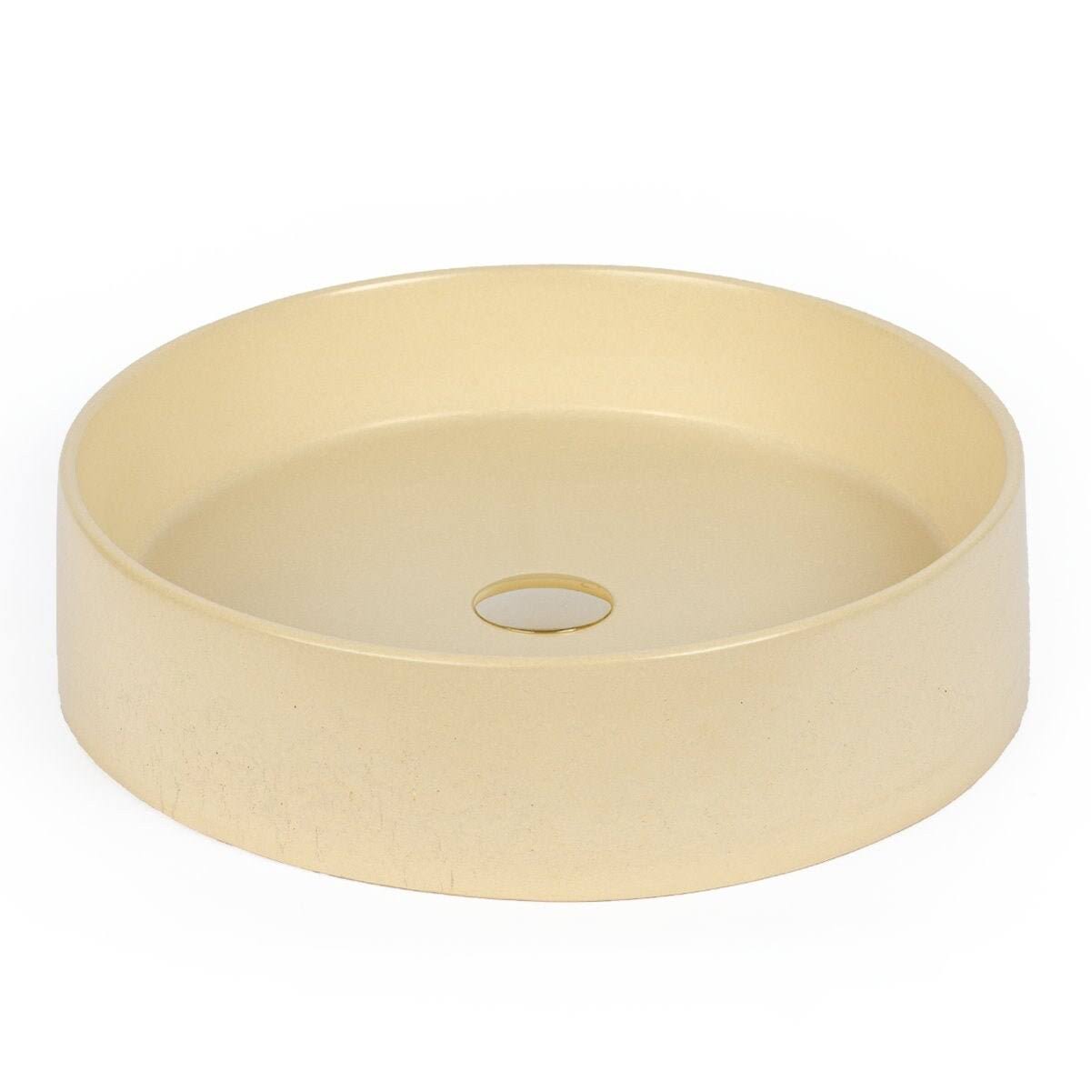 Concretti Designs Handmade Miami Concrete Vessel Sink/Washbasin - Yellow