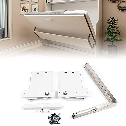 Murphy Bed Kit Wall Bed Mechanical Hardware Kit, DIY Murphy Bed Hardware Kit Bed Hardware Vertical Mounting Wall Bed Springs Mechanism Heavy Duty Bed Support (Medium)