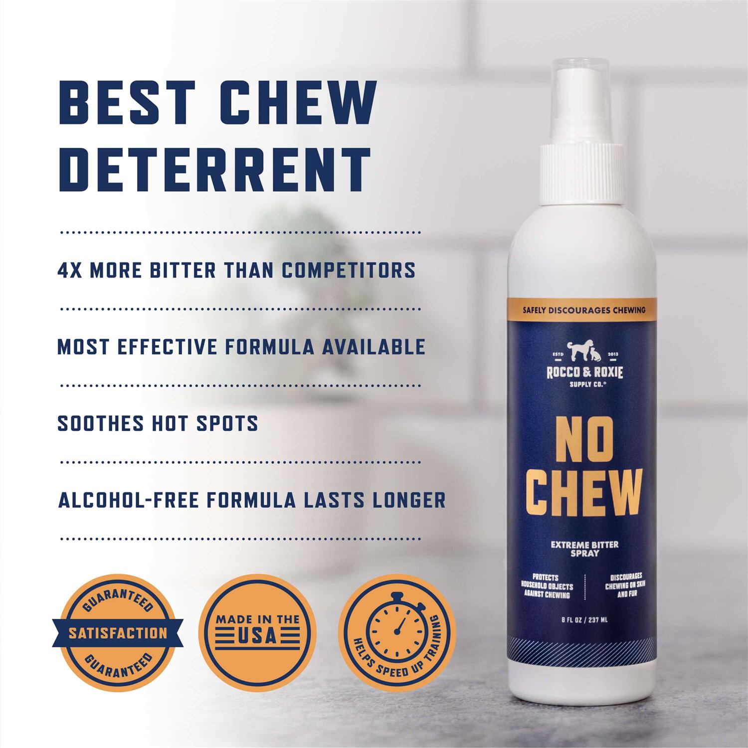 Rocco & Roxie No Chew Extreme Bitter Spray - Pet Supplies online store
