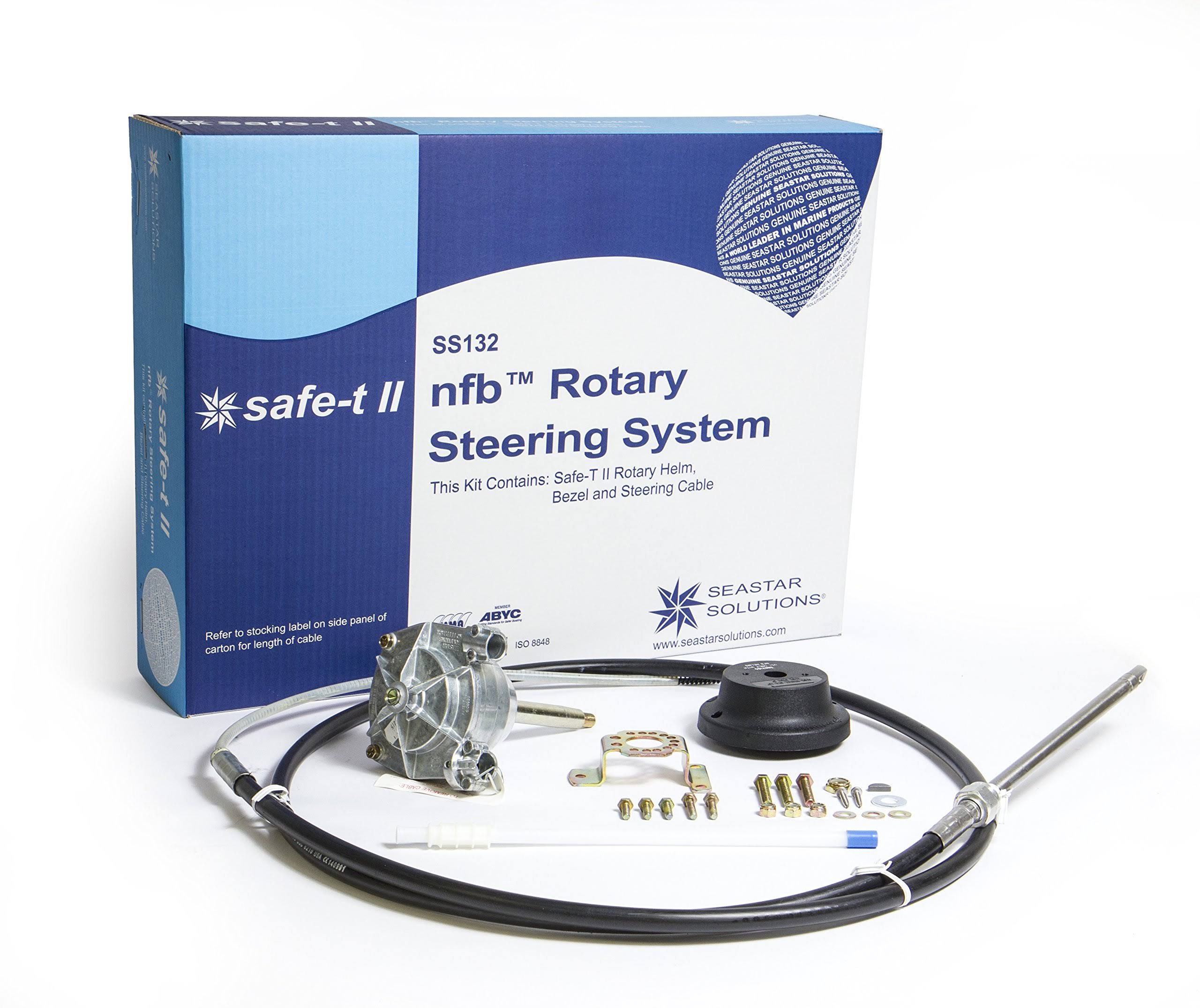 Seastar Solutions SS132 NFB Safe-T II Steering Kit, 11&