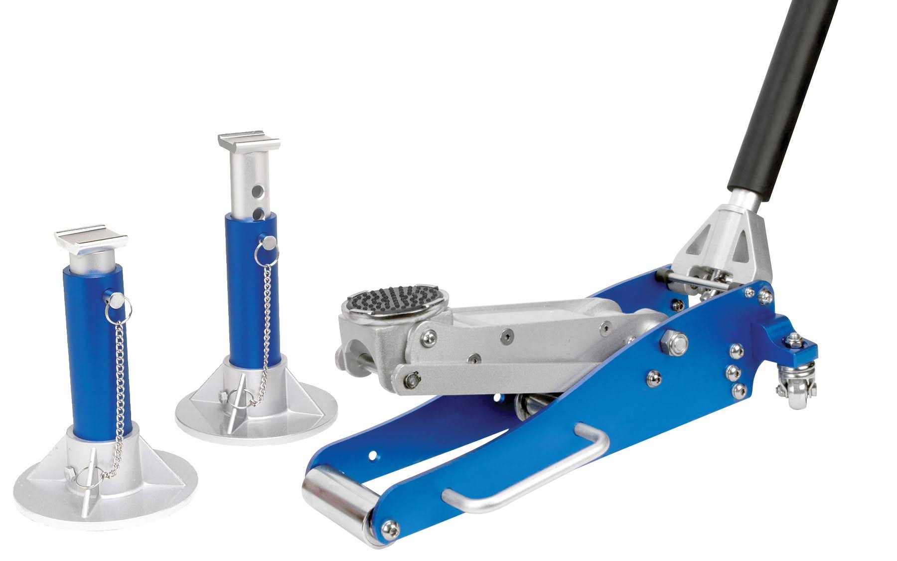 Performance Tool W1601 1.5 Ton Aluminum Floor Jack and Jack Stands