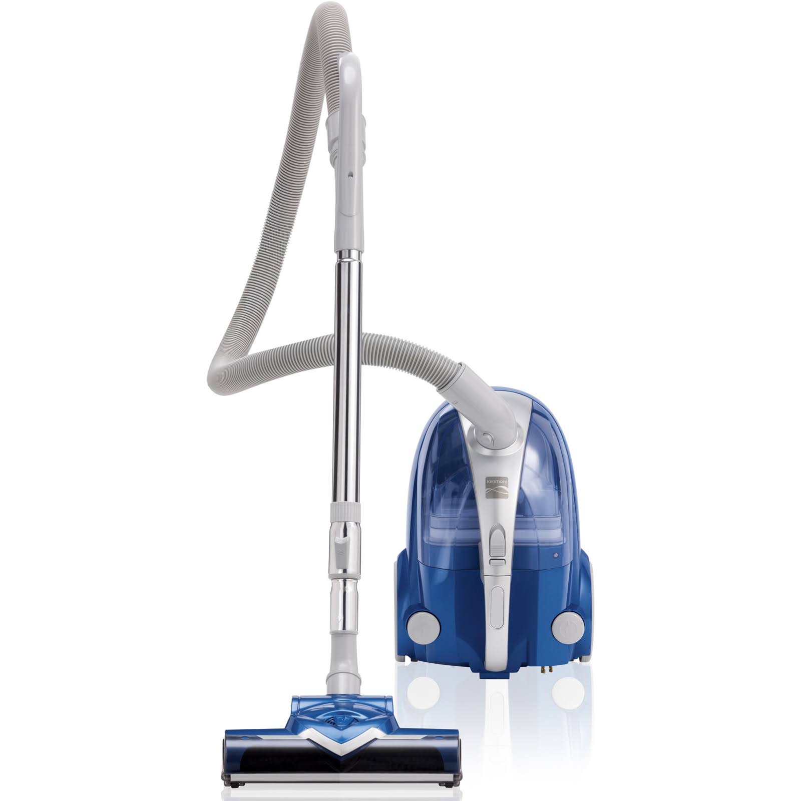 Kenmore 10701 Canister Vacuum - Bagless - HEPA - Blue/Silver