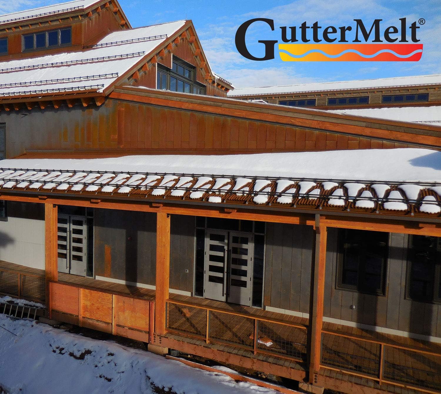 Heatizon GutterMelt 9 Watts Per Foot Roof & Gutter Snow Deicing Cable Kit (50 feet)