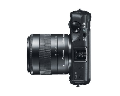 Canon EOS M 18.0 MP Compact Systems Camera with 3.0-Inch LCD and EF-M22 STM Lens Black