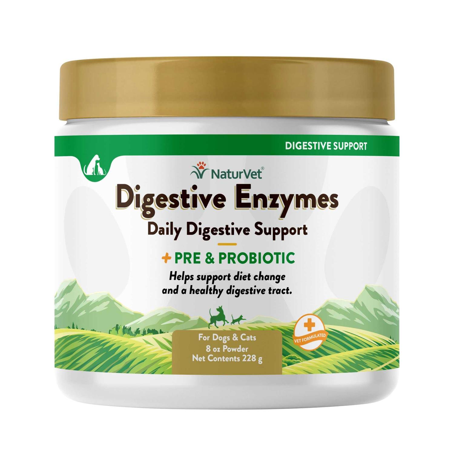NaturVet Digestive Enzymes Powder - Pet Supplies online store
