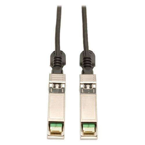 Tripp Lite 3M SFP+ 10GBase-CU Twinax Passive Copper Cable SFP-H10GB-CU3M Compatible Black 10ft 10&