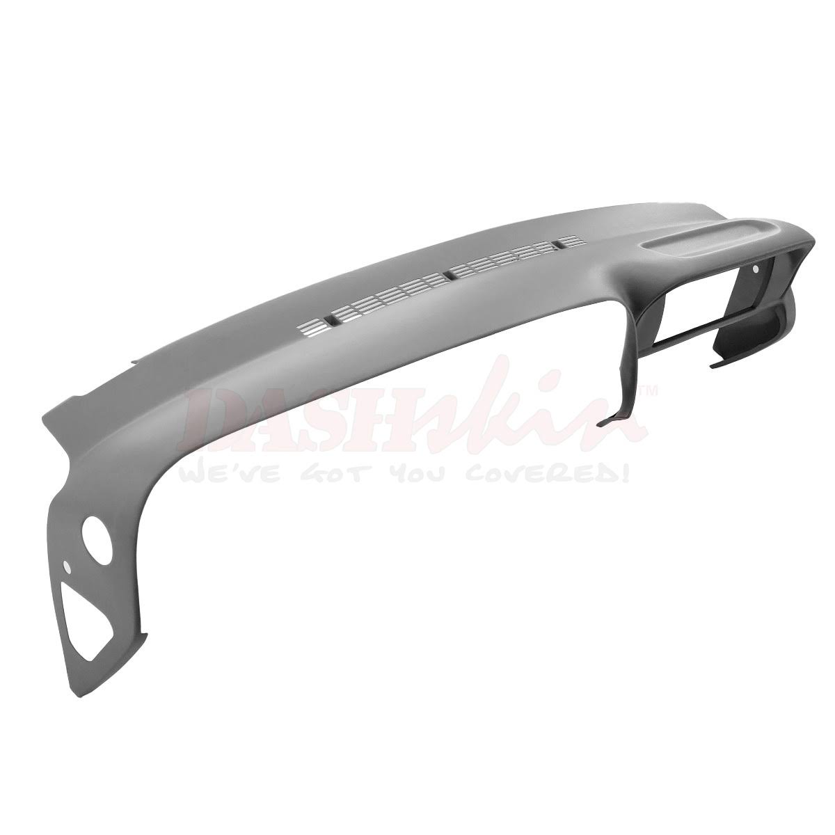 Dashskin Molded Dash Cover Compatible with 97-00 GM SUVs and Pickups in Medium Grey (USA Made)