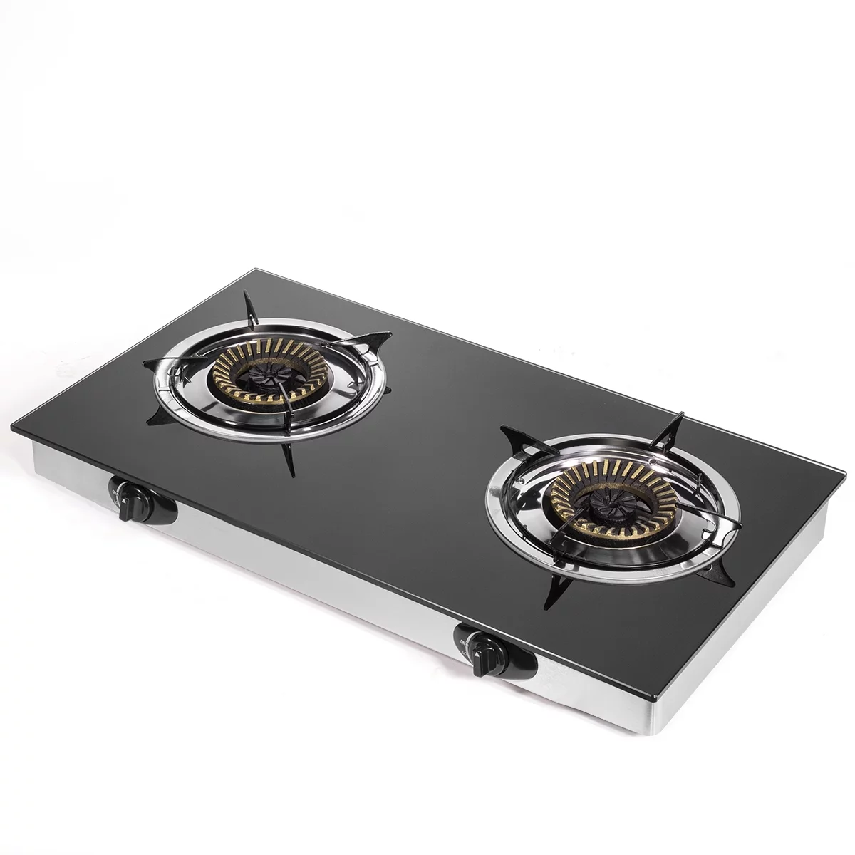 XtremepowerUS Dual Burner Stove Ignition LPG, Regulator Propane Stove