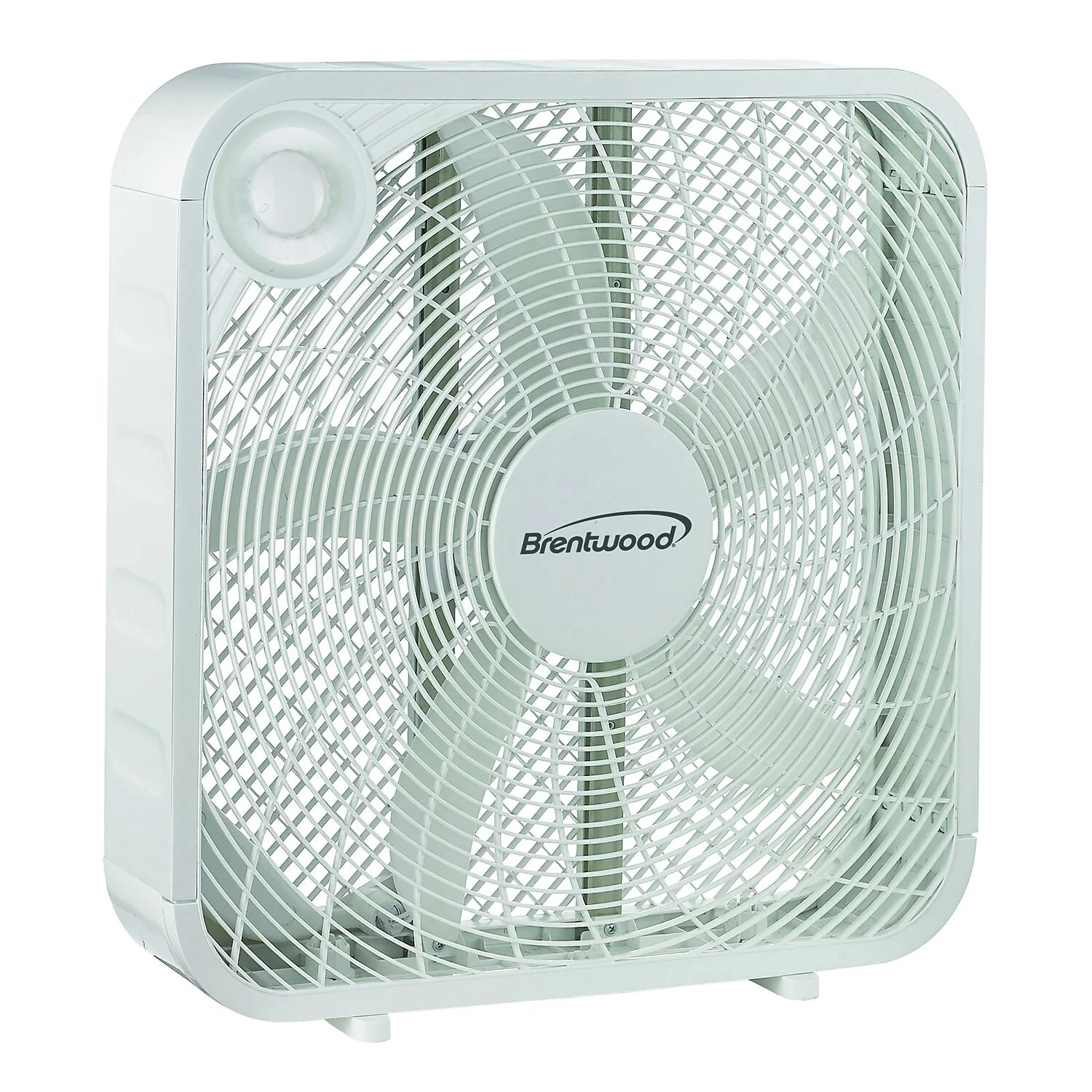 Brentwood Kool Zone 3-Speed 20 - Inch Box Fan - White
