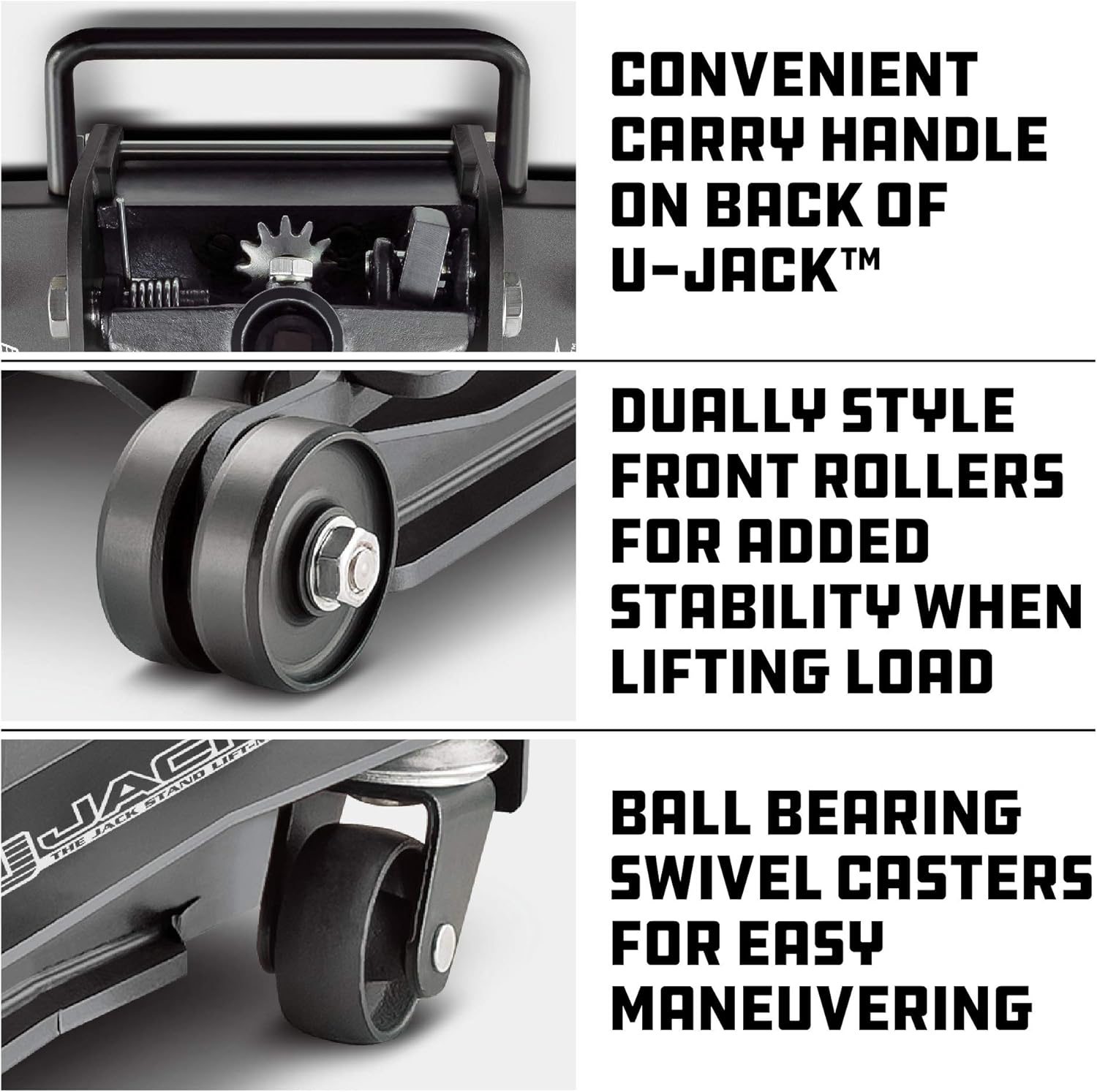 Powerbuilt 620516 2 Ton, U 4000 lbs UJack Garage Jack