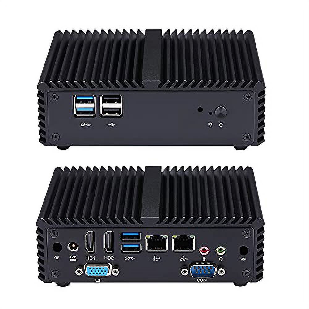 Windows 10 Mini Desktop Computer Fanless CPU Intel Pentium J3710 Quad Core-8GB RAM 128GB SSD Dual Band WiFi/BT4.0