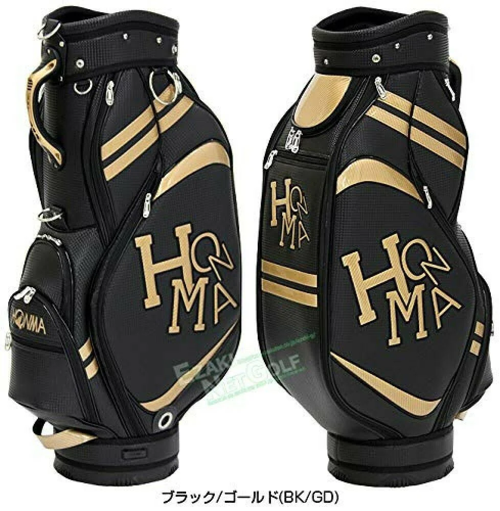 Honma Golf Caddy Bag CB12015 Black/Gold Men&s