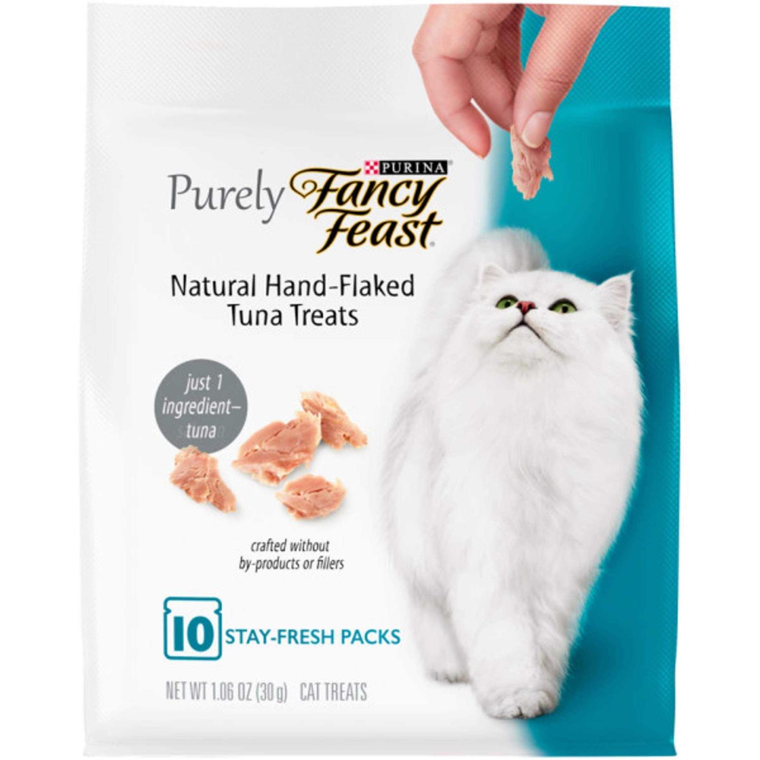 Fancy Feast Purely Natural Hand-Flaked Tuna Cat Treats - Pet Supplies online store