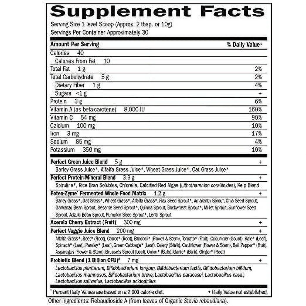 Garden of Life, Perfect Food Original, Super Greens, 10.58oz