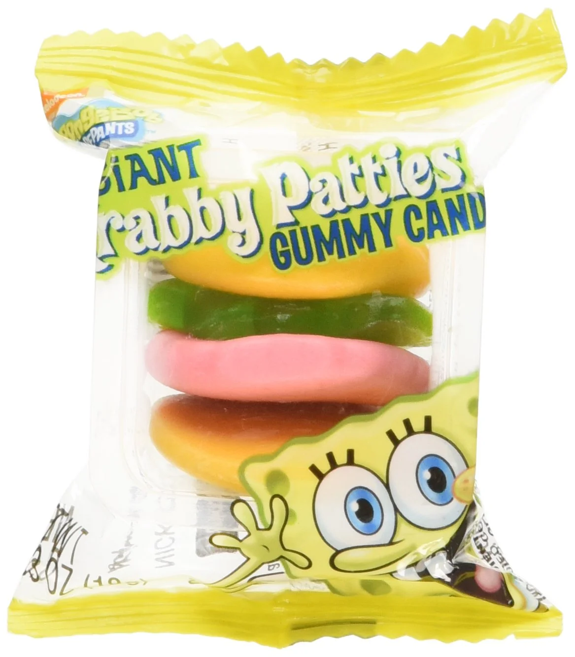 Krabby Patties 35 Gummy candy 11. 1 oz Sponge Bob Square Pants