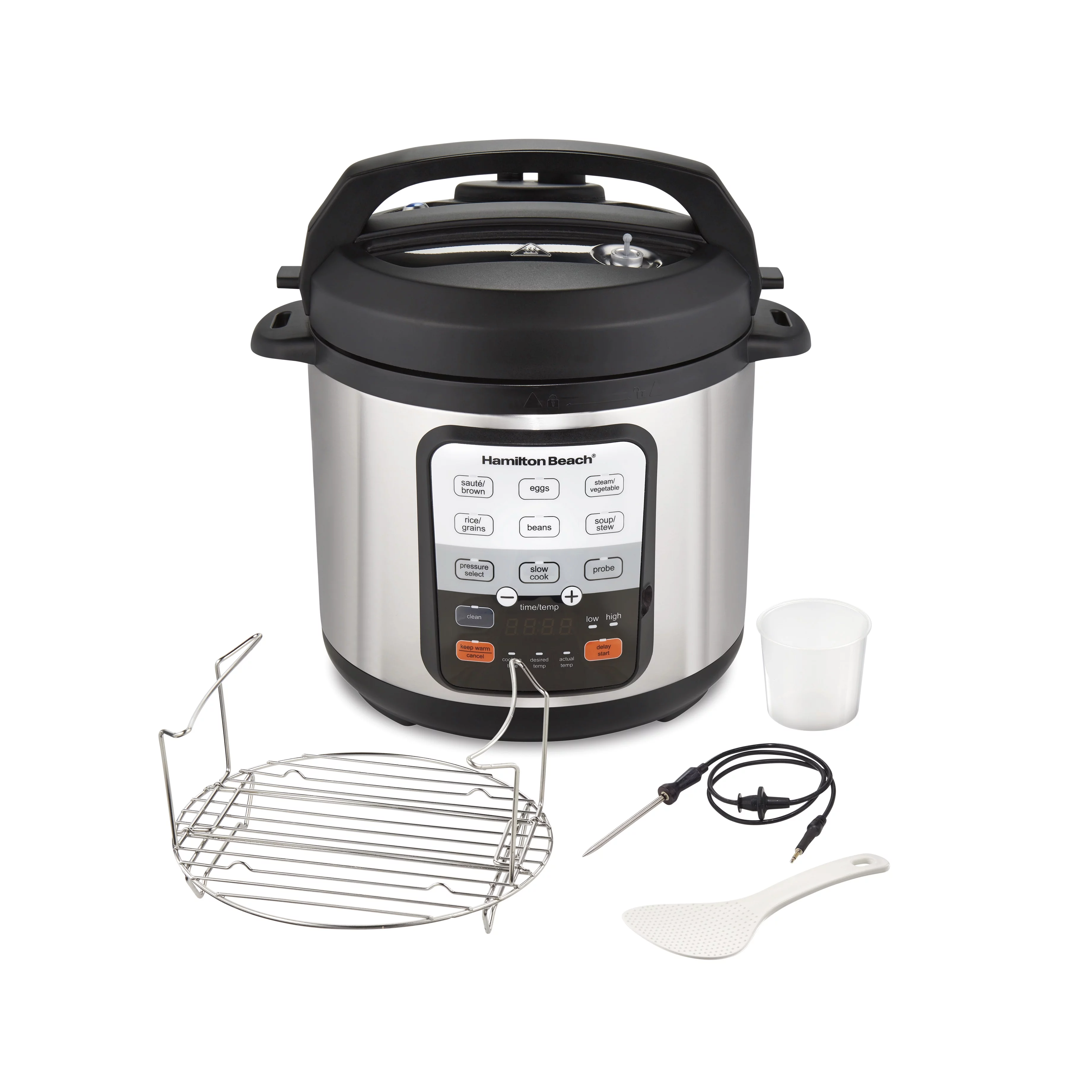 Hamilton Beach Precision Pressure Cooker, 6 Quart Capacity, 34506