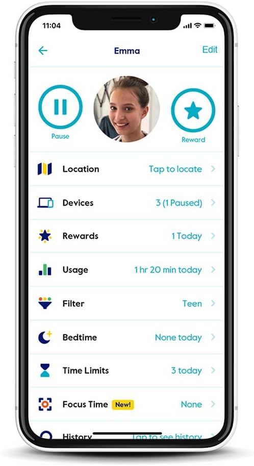 Circle Parental Controls 1-Yr Subscription - Internet & Mobile Devices - Works on Wifi, Android & iOS Devices - Control Apps, Set Screen Time Limits, Block & Filter Content