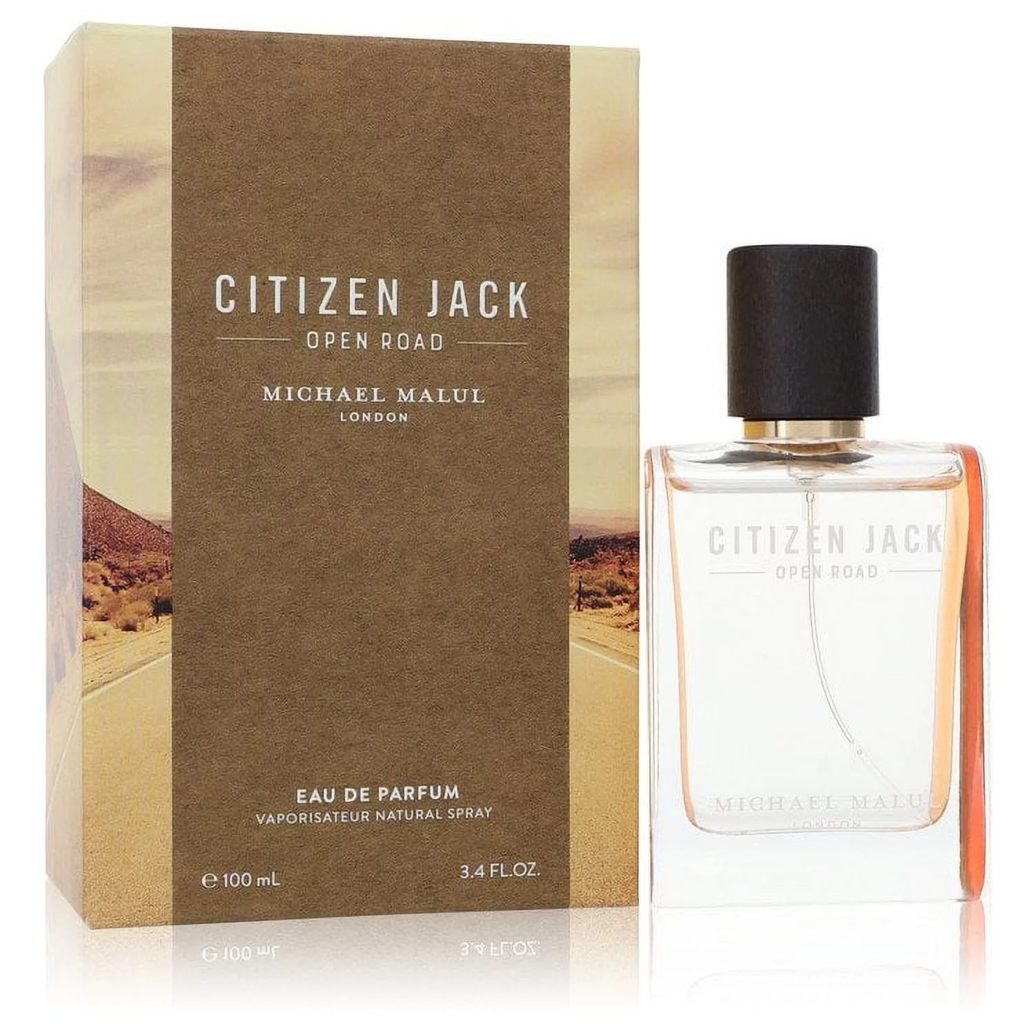 Citizen Jack Open Road by Michael Malul Eau De Parfum Spray 3.4 oz for Men - Brand New