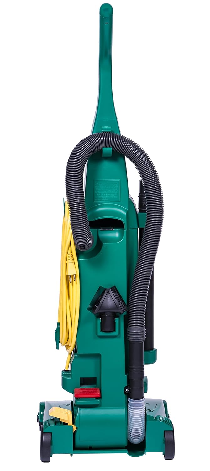 Bissell BigGreen BGU1937T 13.5 Pro Cup Bagless Upright Vacuum with On-Board Tools, 44 Height, 13.5 Wide, 13.2 Length, Polypropylene, 2 fl. oz. Capacity, Green