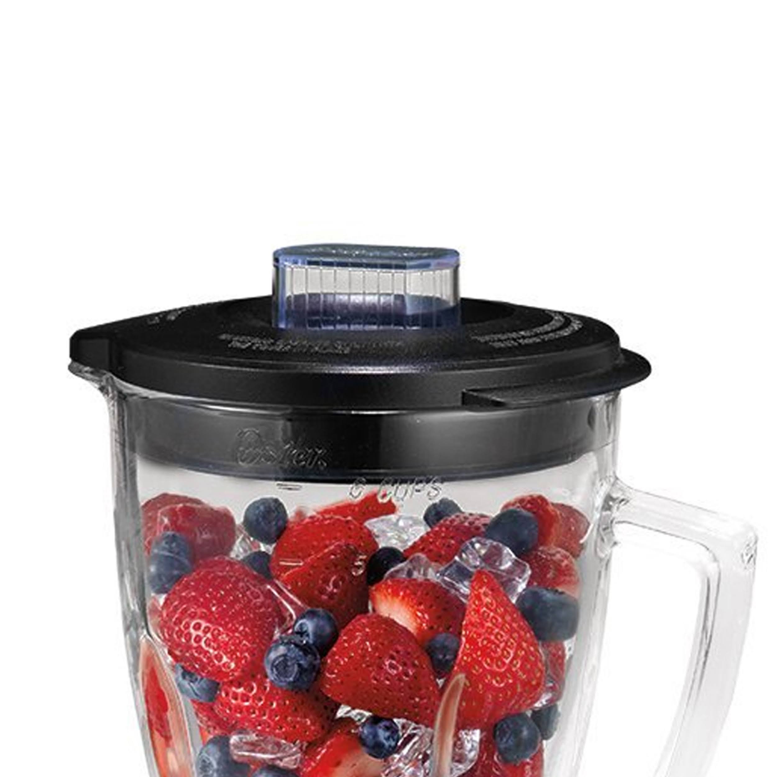 Oster 12-Speed Blender, 6-Cup Capacity, Metallic Red