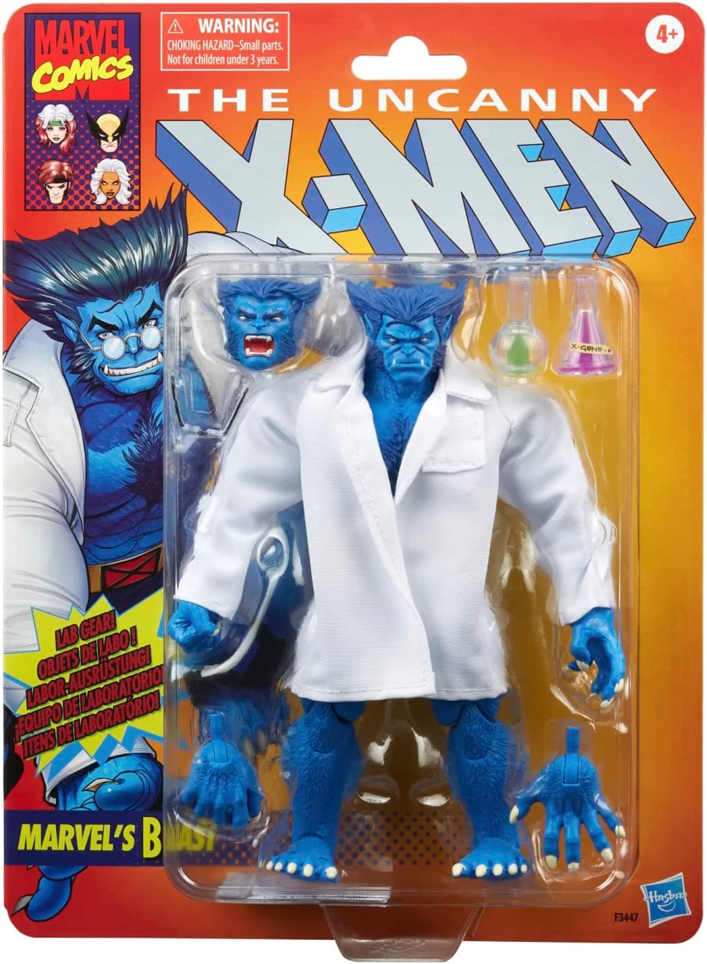 Hasbro - Marvel Comics Retro Card Series - The Uncanny X-Men - Marvel's Beast