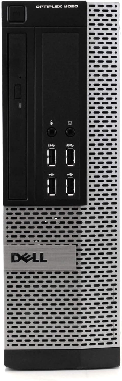 Dell Optiplex 9020 Desktop Computer PC, Intel Quad-Core i5, 500GB SSD Storage, 8GB DDR3 RAM, Windows 10 Home, DVD, WiFi, New 24in Monitor, Wireless Keyboard and Mouse (Renewed)