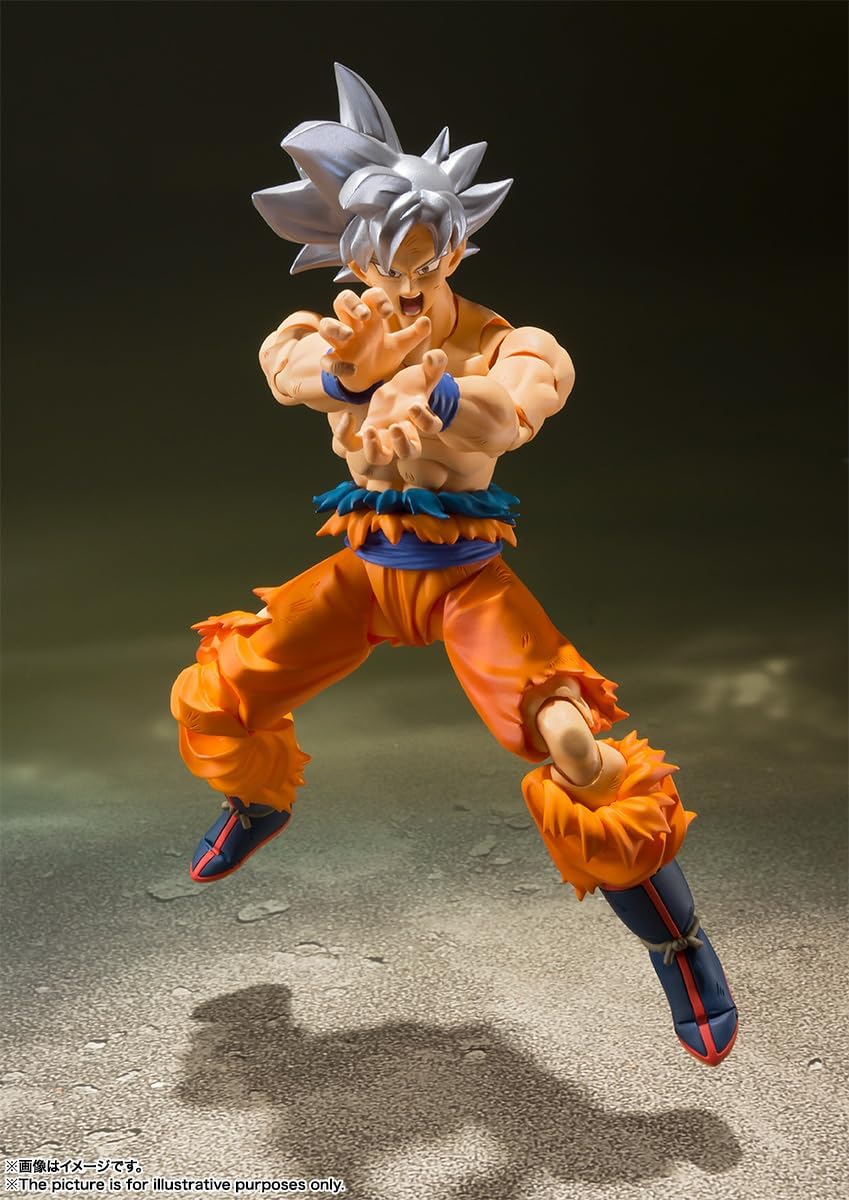 TAMASHII NATIONS - Dragon Ball Super - Son Goku -Ultra Instinct- (Reissue), Bandai Spirits S.H.Figuarts Action Figure