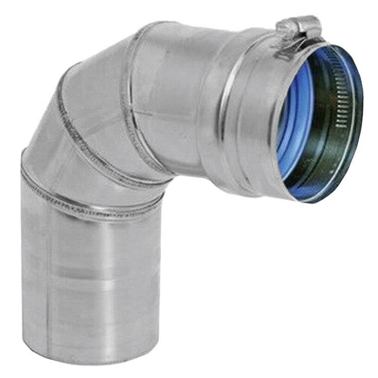 Duravent 8-Inch FasNSeal 90 Degree Elbow - FSELB9008