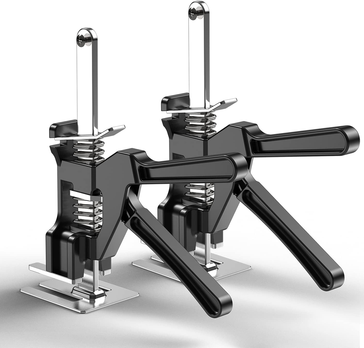 Labor Saving Arm ,Effort Elevator Jack 2Packs Door Panel Lifting Cabinet Jack,Drywall Lift Up to 308 Lb, Board Lifter, Wall Tile Height Adjuster Furniture Jack Pack of 2