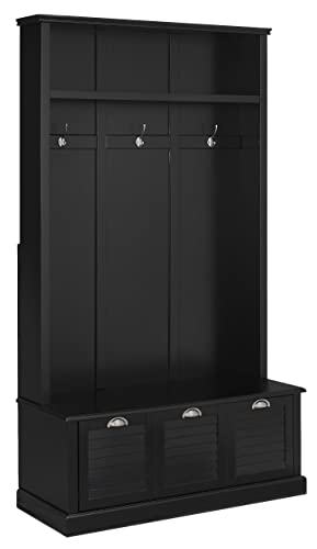 Crosley Furniture Ellison Hall Tree with Storage Drawer, White