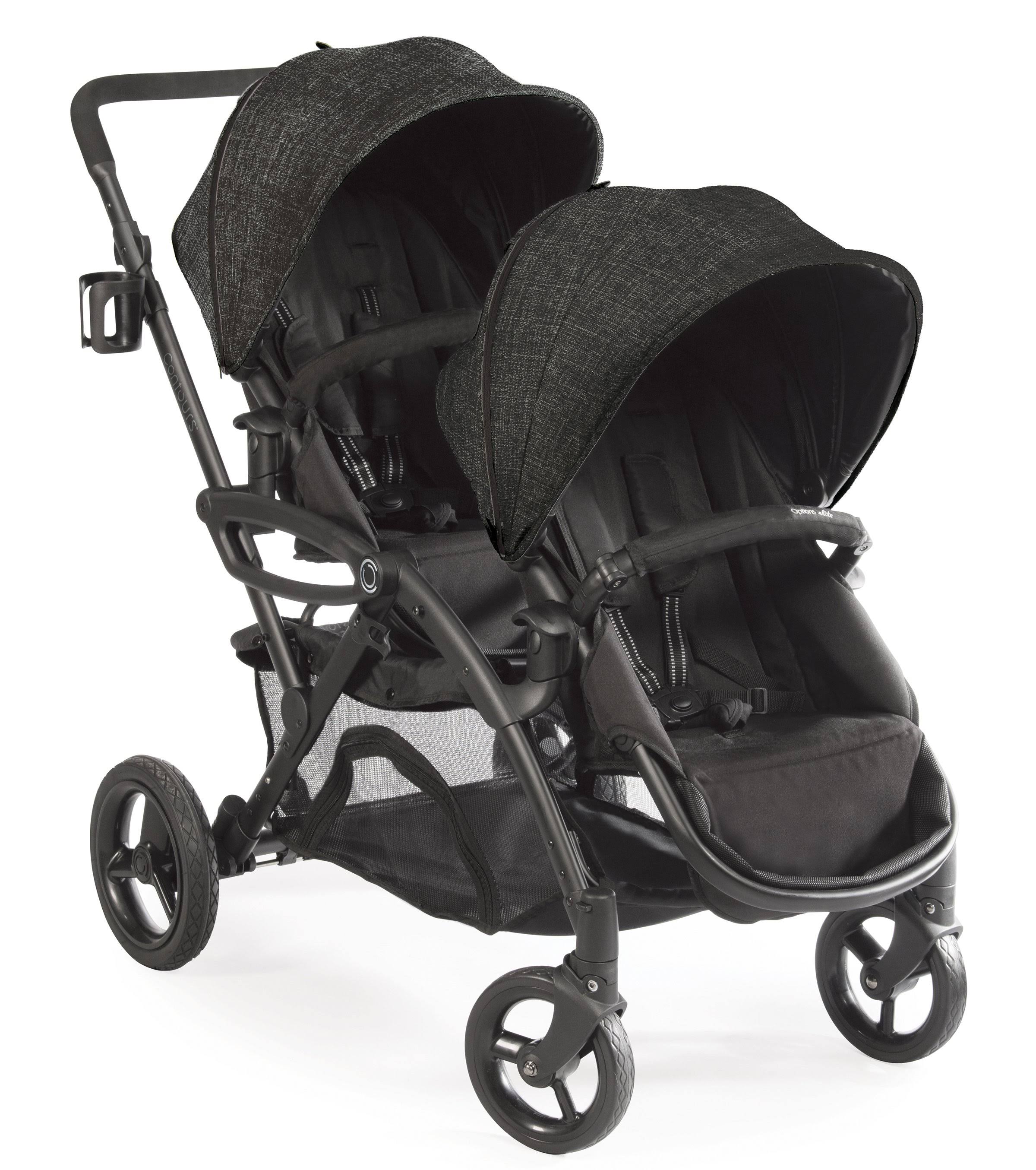 Contours Options Elite Tandem Stroller - Carbon