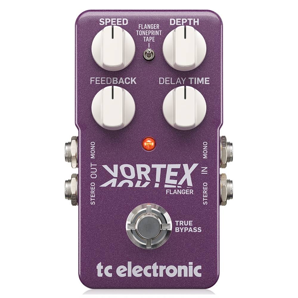 TC Electronic Vortex Flanger Stereo Flanger Pedal