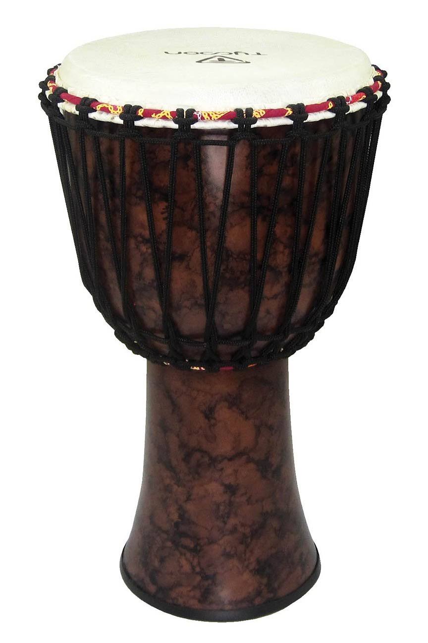 Tycoon 10 inch. Fiberglass Djembe - Rope Tuned