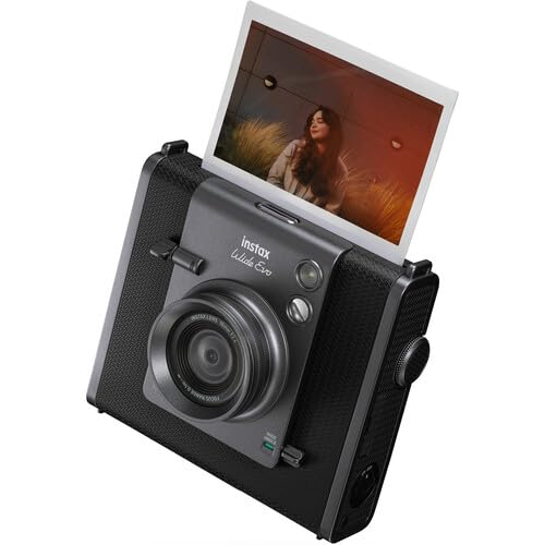 INSTAX Wide EVO 2-in-1 Instant Film Camera and Printer, Rear LCD Screen, 10 Lens and 10 Film Filters, Wide-Angle Lens Function, uses INSTAX Wide Film Sold Separately