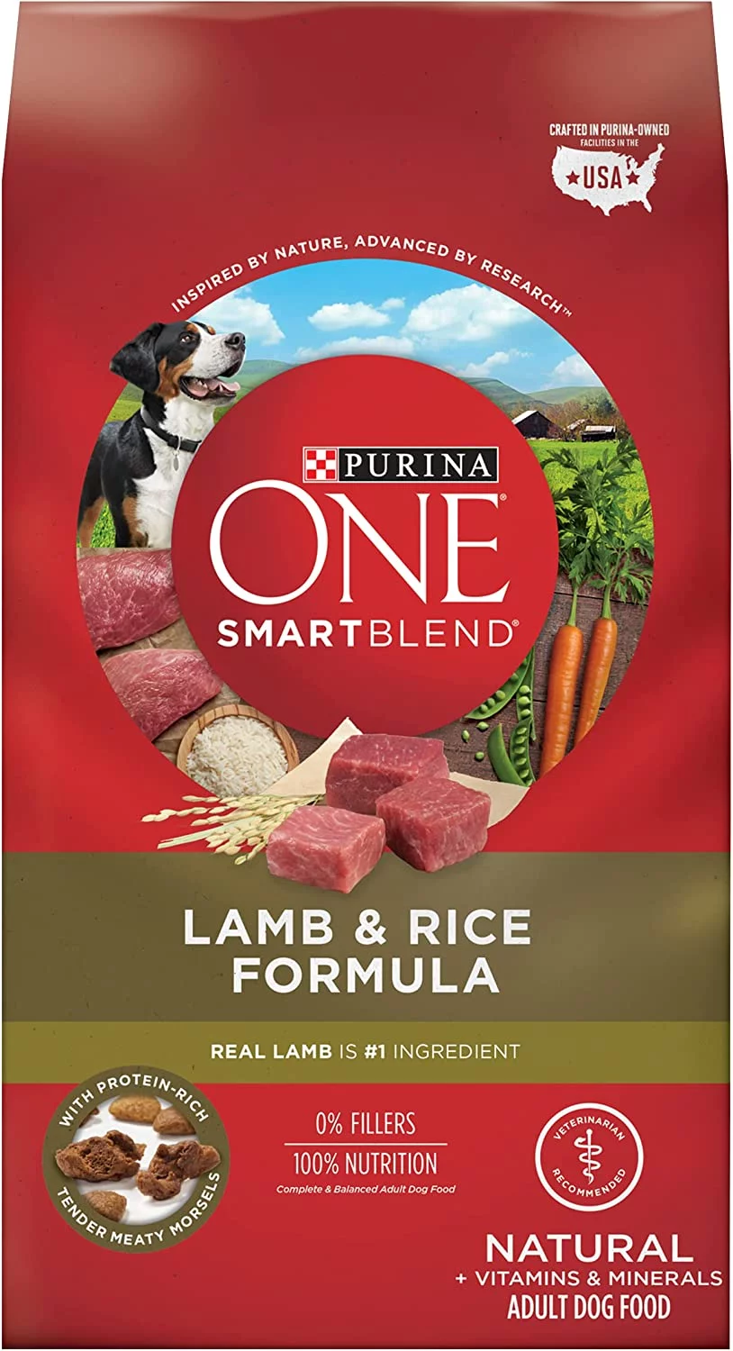 Purina ONE SmartBlend Natural Adult Lamb & Rice Dry Dog Food