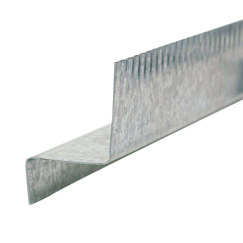 Amerimax Home Products 5/8 in. x 10 ft. Galvanized-Steel Z-Bar