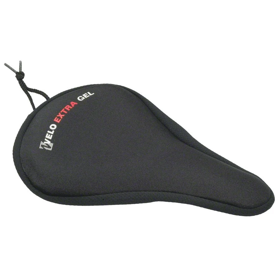 Velo GelPads-X MTB Saddle Cover Black Lycra w/ Gel