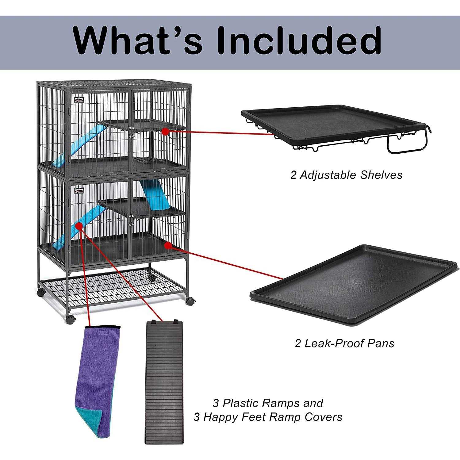 Midwest Ferret Nation Double Unit Cage - Pet Supplies online store