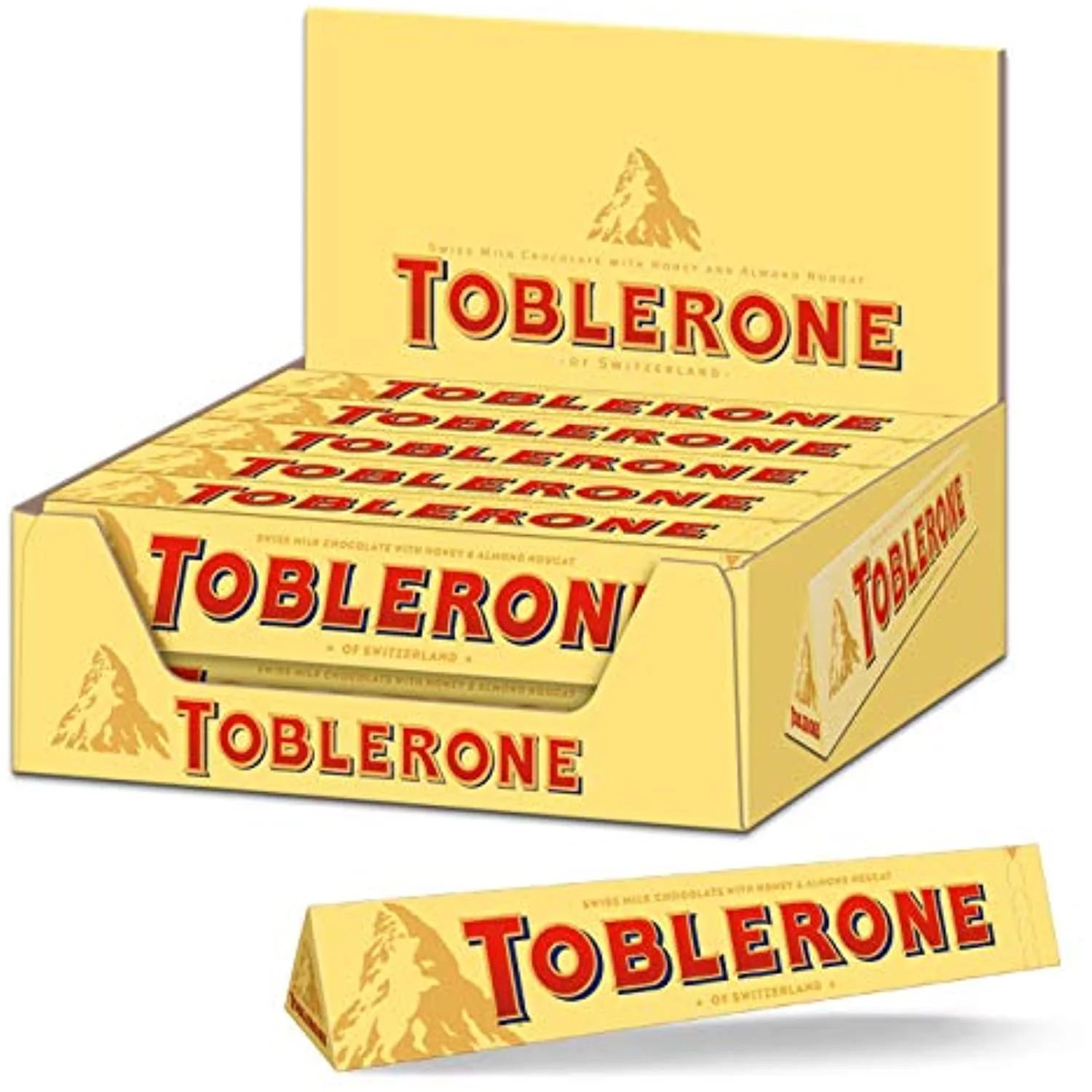 Toblerone Milk Chocolate 100 g (Pack of 20)