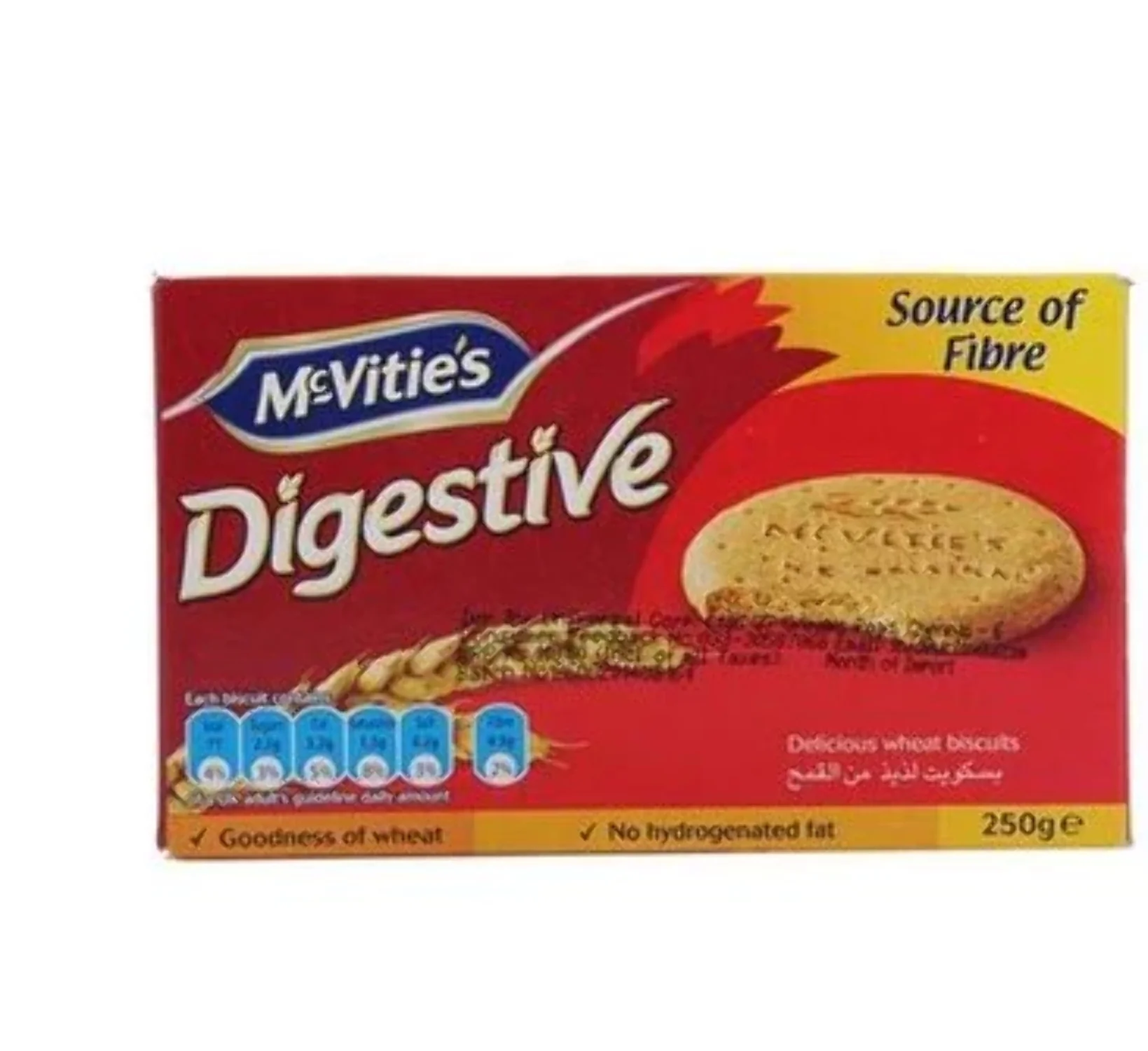 McVities Digestive The Original Biscuits 250g (Pack of 4)