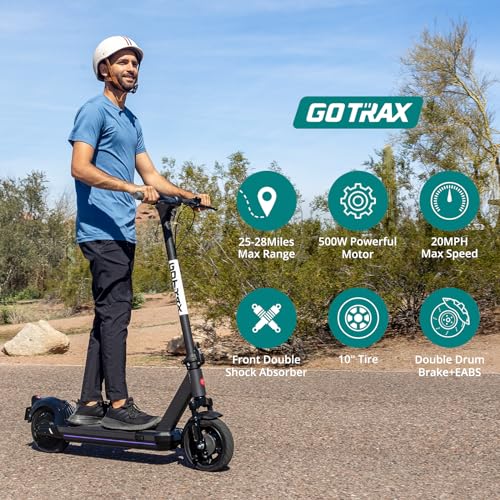 Gotrax Electric Scooter for Adults, 500W Motor 10