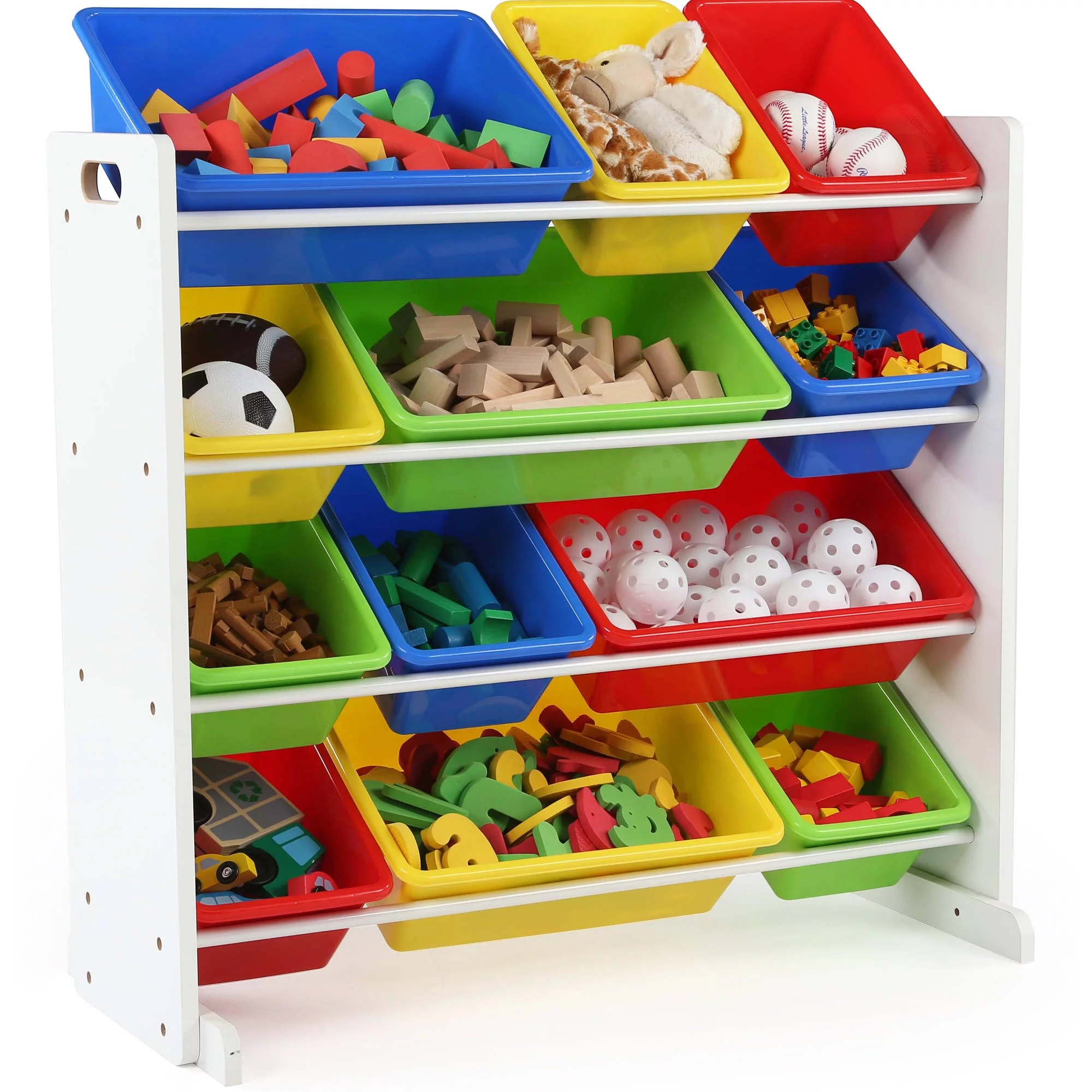 Tot Tutors Summit Kids Toy Storage Organizer with 12 Bins