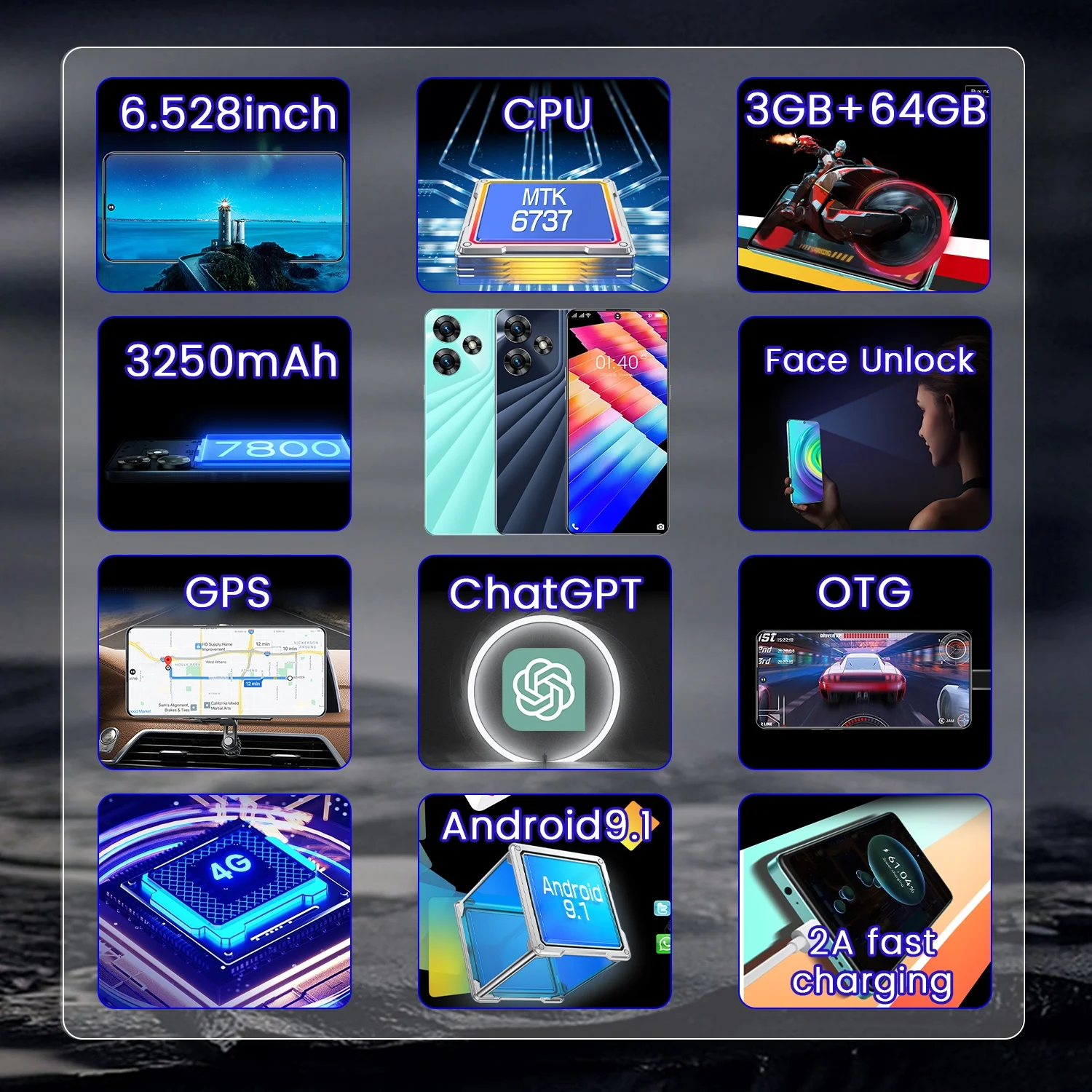 T-Mobile Unlocked Android Phones, Chycet 6.52